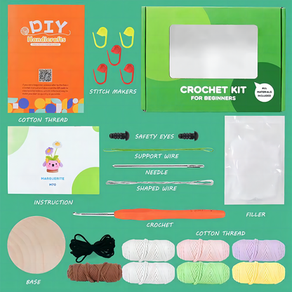 Crochet Kit for Beginners(Daisy)