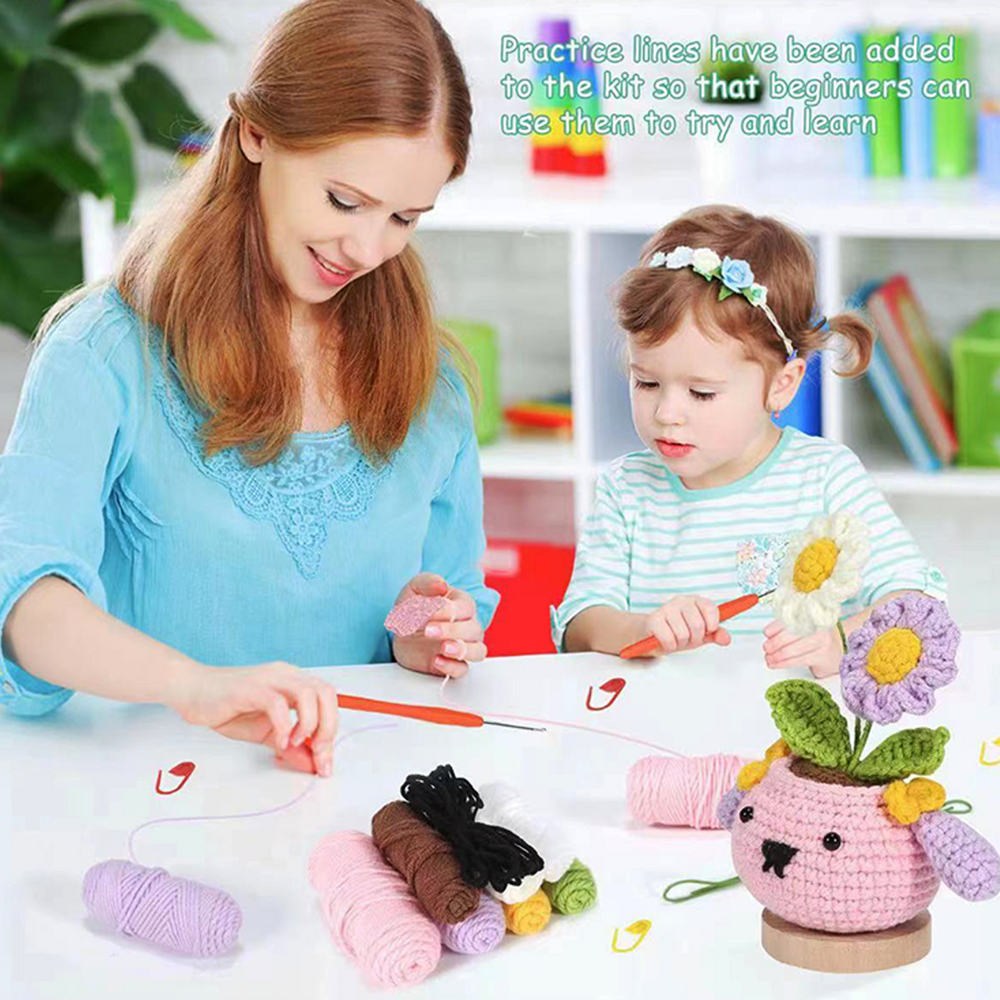 Crochet Kit for Beginners(Daisy)